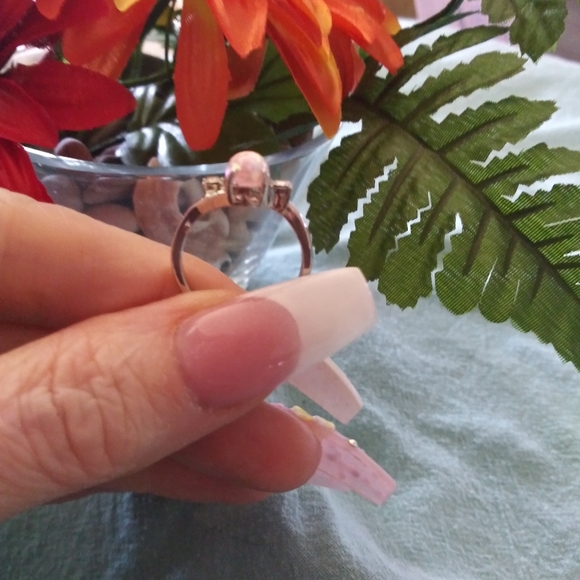 Natural Gemstone Opal Ring - Picture 6 of 7